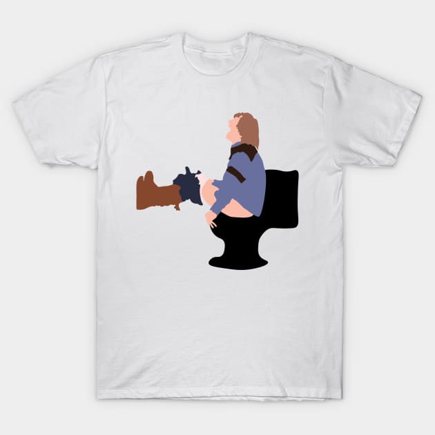 Harry on the Toilet T-Shirt by FutureSpaceDesigns